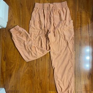 Dusty coral/orange joggers